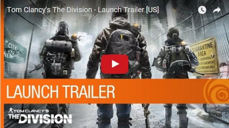 'Tom Clancy's The Division' launches March 8. Check the trailer below!
