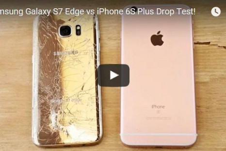 The Galaxy S7 Edge did not fare as we as the iPhone 6s in the impact tests.