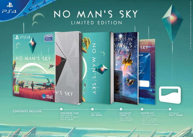The Limited Edition of No Man's Sky for PS4
