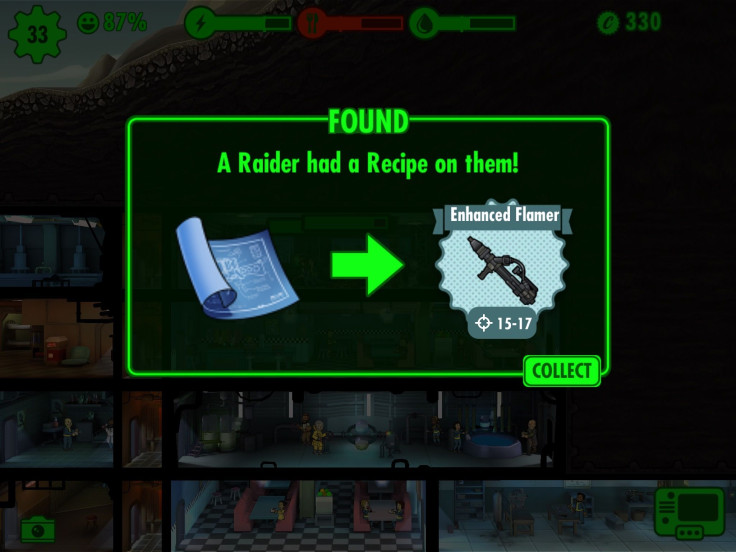 Recipes are found a number of places, including on dead raiders!