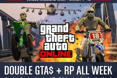 Earn double XP and money from March 4 to 10 in GTA Online