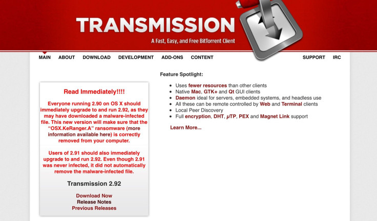 The first Mac ransomware "KeRanger" was discovered on OS X this weekend via infected Transmission app files. Find out everything you need to know about the Mac ransomware, how to  remove it and decrypt your files.