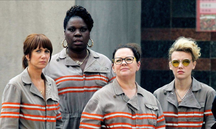 The cast of the new Ghostbusters movie.