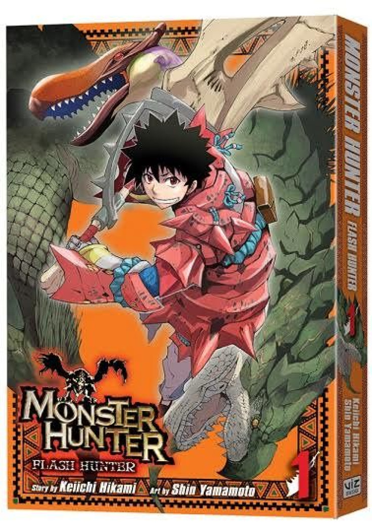 The cover to the 'Monster Hunter: Flash Hunter' manga