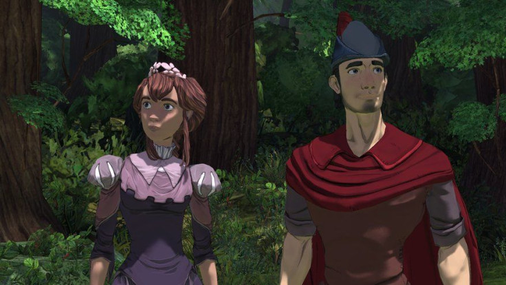 King Graham's new look and one of the two potential princesses in King's Quest Chapter 3: Once Upon A Climb
