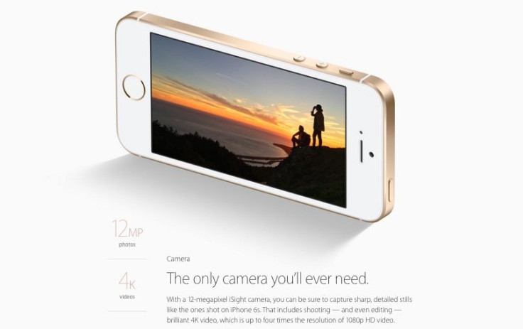 The iPhone SE has an updated 12 Mp that shoots better photo than the iPhone 5S but lacks some features of the iPhone  6S