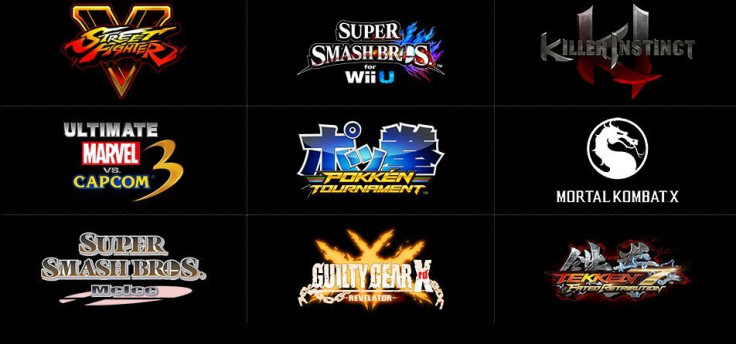 The lineup of EVO 2016 titles
