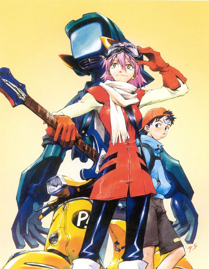 FLCL promotional image. 