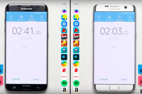 The Samsung Galaxy S7 Exynos model proved more powerful in speed tests than the Galaxy S7 Snapdragon model 