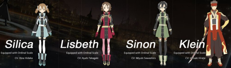 The support characters in the 'Sword Art Online' movie