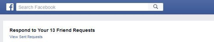 Select "View Sent Requests" to find out which acquaintances are ignoring your FB friend request.
