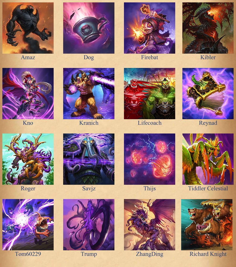 All the cards you can vote on