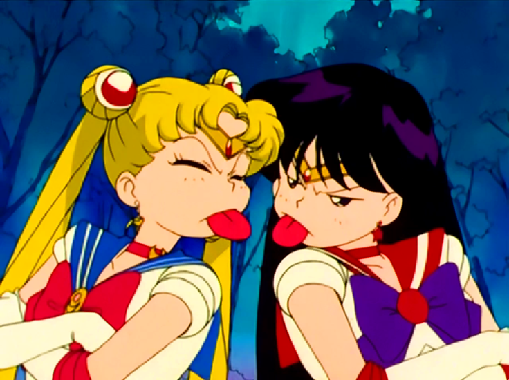 Old-school Sailor Moon and Sailor Mars had some serious spunk.