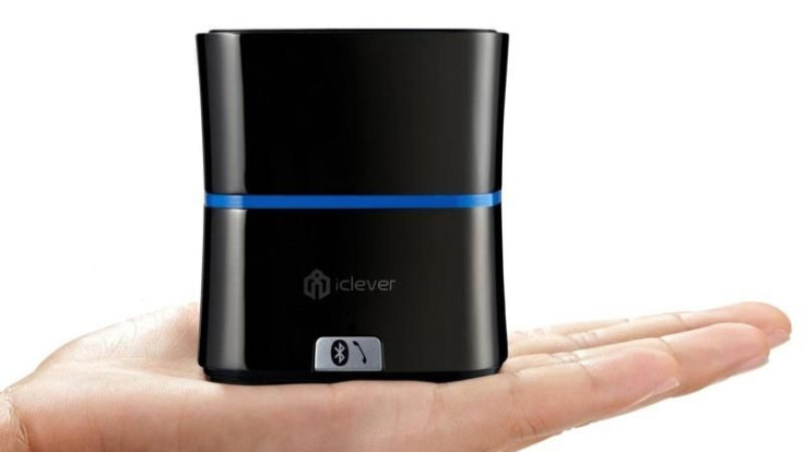 The speaker literally fits in the palm of your hand
