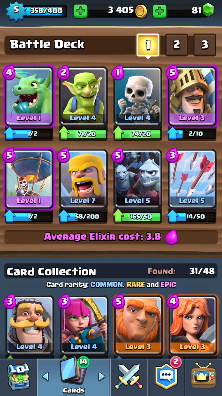 Best Clash Royale Decks And Strategies Arena 3- 6: Get 1200 -1900