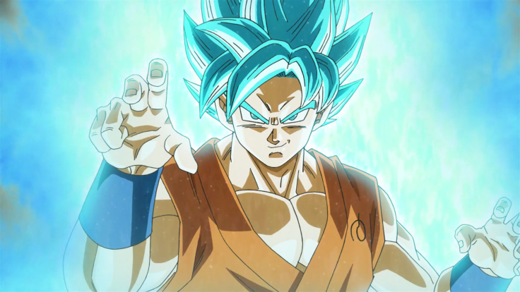 Goku in his Super Saiyan Blue form