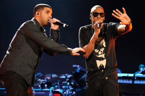 Drake and Jay-Z performing together 