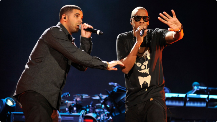 Drake and Jay-Z performing together 