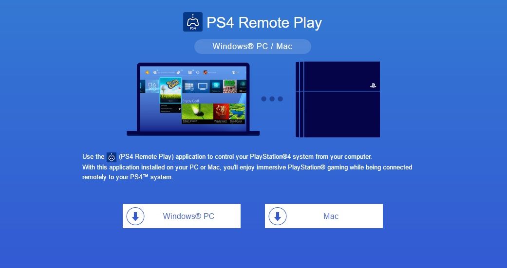 Playstation remote deals play windows 7