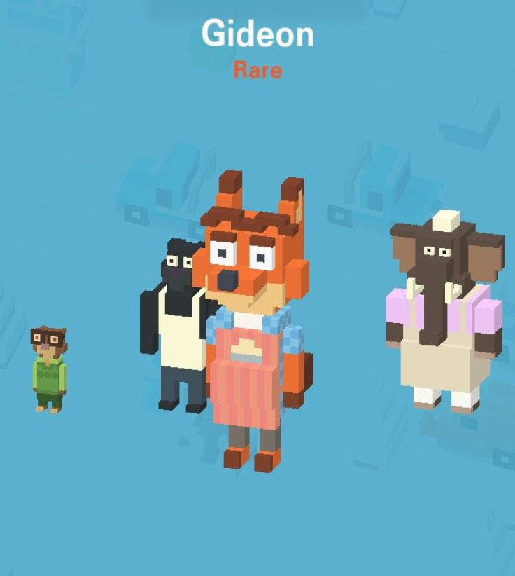 Gideon is one of two secret mystery characters from Zootopia you can unlock in Disney Crossy Road