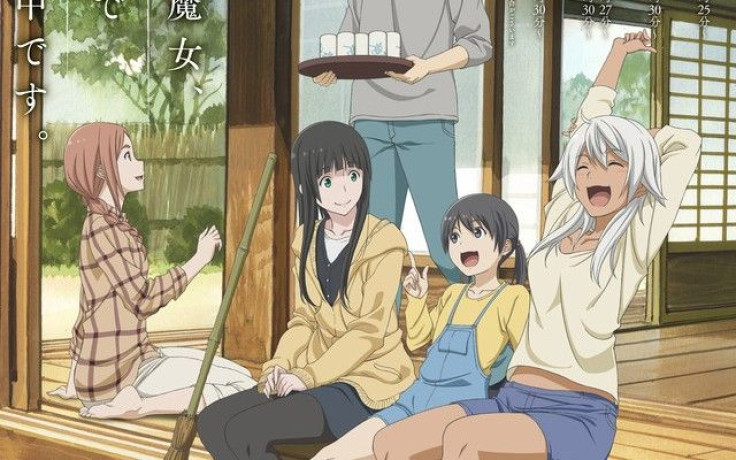 Visual from Flying Witch anime.