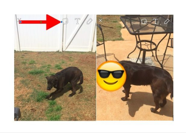 Using Snapchat's 3D moving sticker in videos is simple. Just hard press on the sticker to pin it to an object.