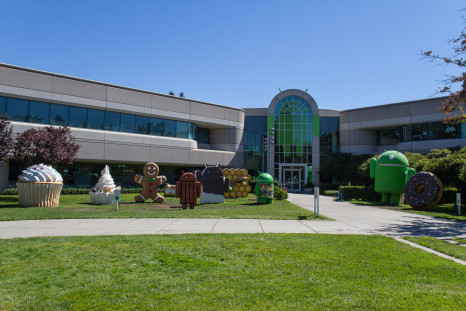 Android lawn statues 