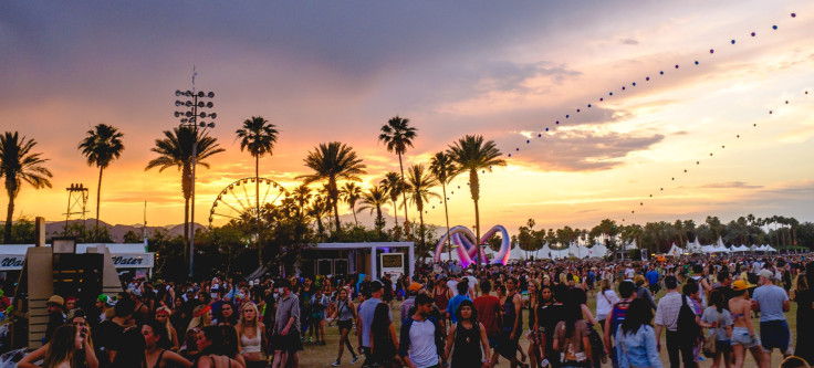 A sunset at Coachella 2014 