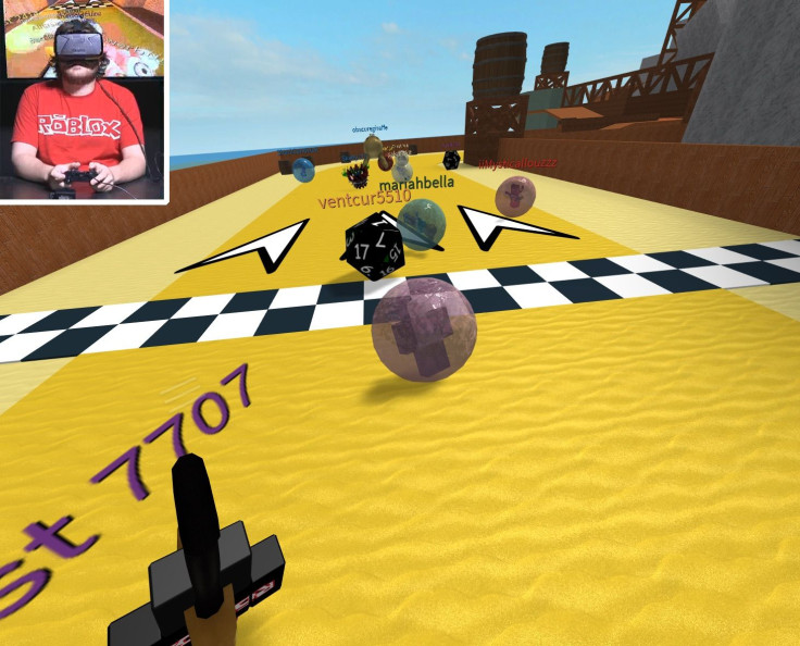 Roblox in VR.