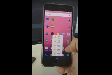 Android N 3D Touch feature demonstration 