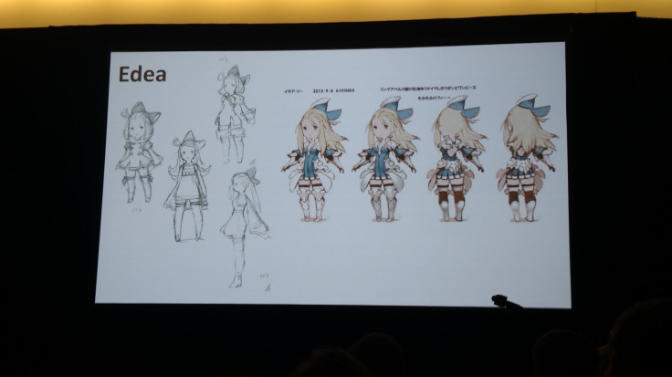 Edea character design in Bravely Second