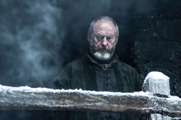 Is Davos watching his enemies burn or Jon Snow's body? 