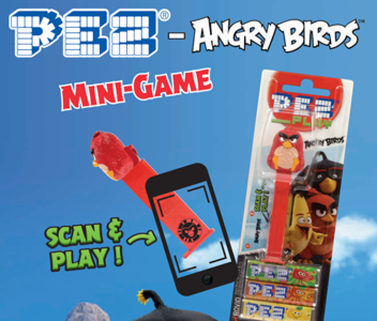 PEZ dispensers with the Angry Birds Movie theme will have hidden BirdCodes for unlocking secret content and mini-games.