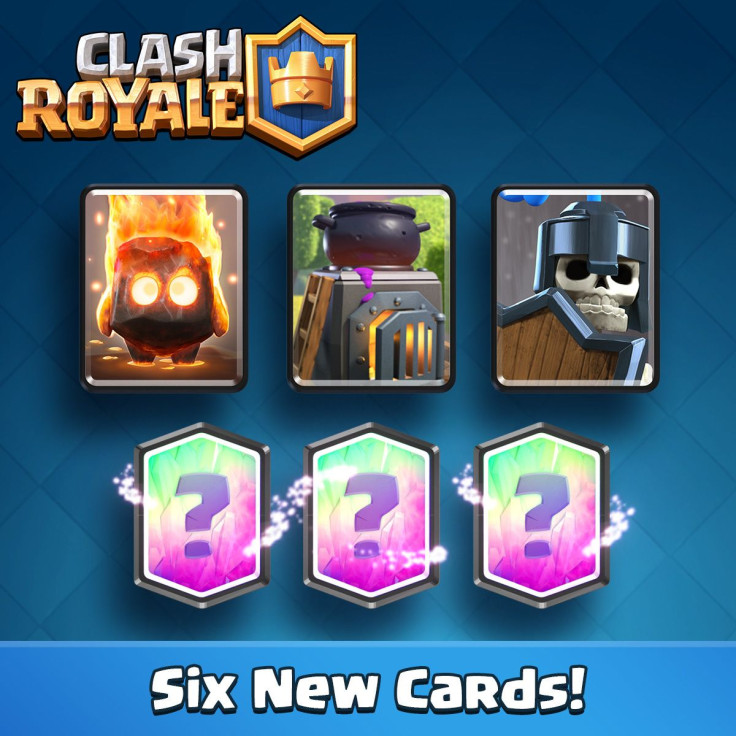 A photo with three of the six new Clash Royale cards coming in May's update were released in Supercell's most recent Sneak Peek.