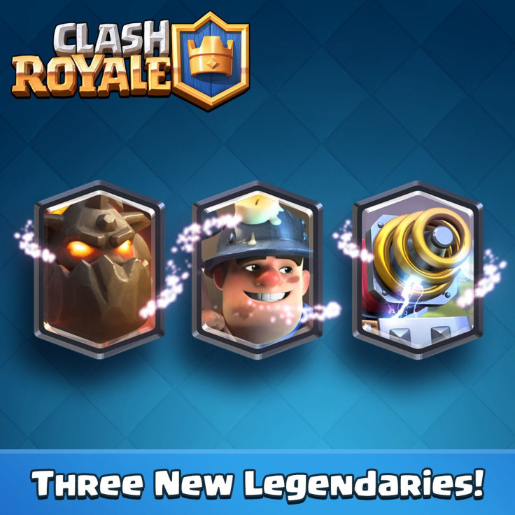 Three new legendary cards coming to Clash Royale May 3