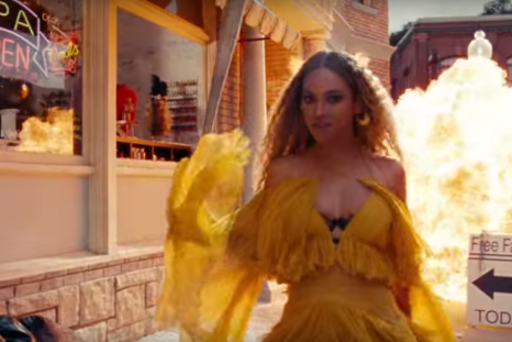 Beyonce swinging her bat "Hot Sauce" in the Lemonade visual album. 