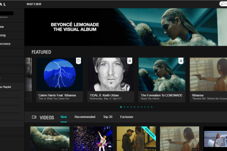 Tidal home page 