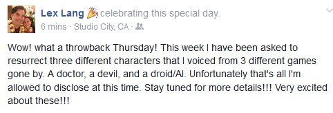 There could be a Crash Bandicoot revival in the works based on a Facebook status by the voice actor for Dr. Neo Cortex