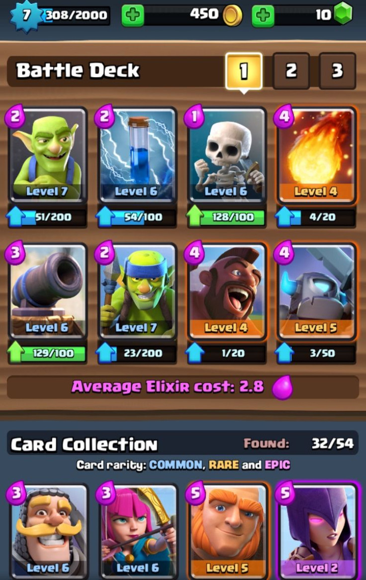 Clash Royale Deck Arena 4-6