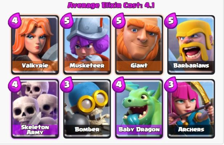 Clash Royale Arena 3-4 Deck