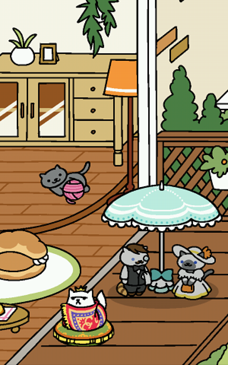 A Sapphire and Jeeves sighting in Neko Atsume