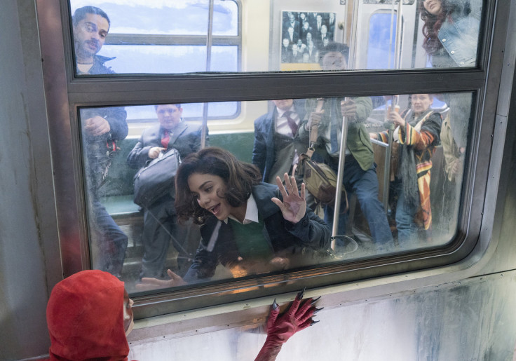 Vanessa Hudgens stars in a new 30-minute DC Comics comedy series, 'Powerless.' 