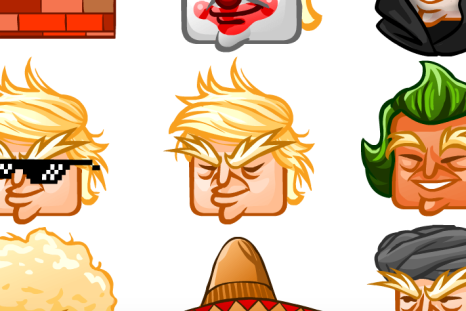 'Trumpoji' app lets users send Donald Trump emojis. 