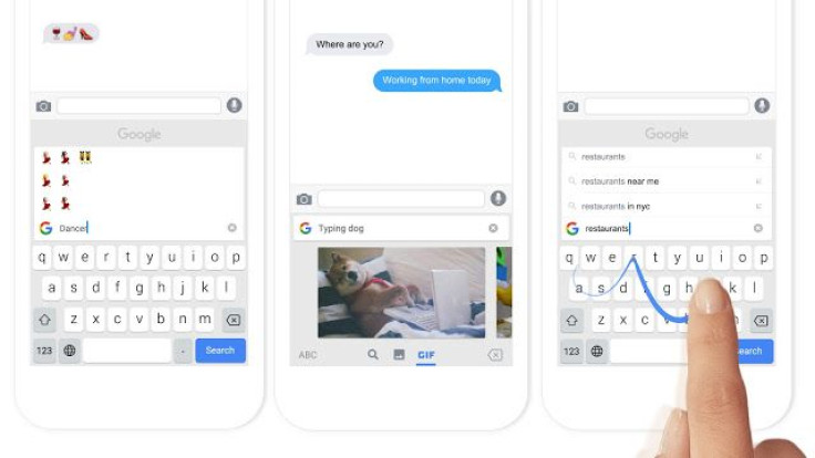 Google's new Gboard for iPhone lets users optimize the search engine while typing. 