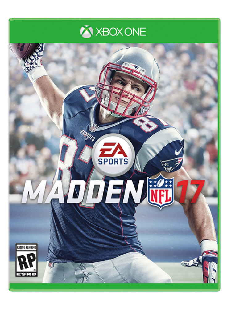 Rob Gronkowski graces the cover of 'Madden 17'