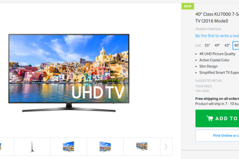 $100 Samsung 4K UHD TV Crashes Online Store: How To Order While You Still Can