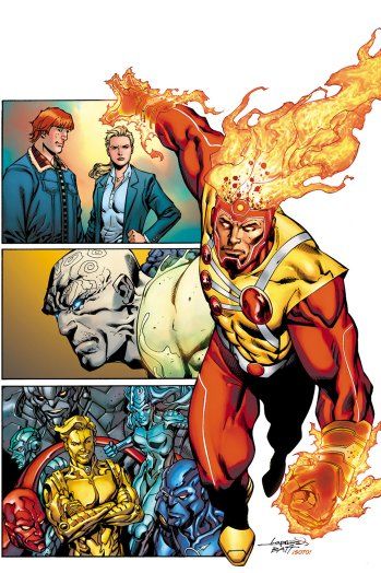Firestorm, Metamorpho, the Metal Men and Sugar and Spice