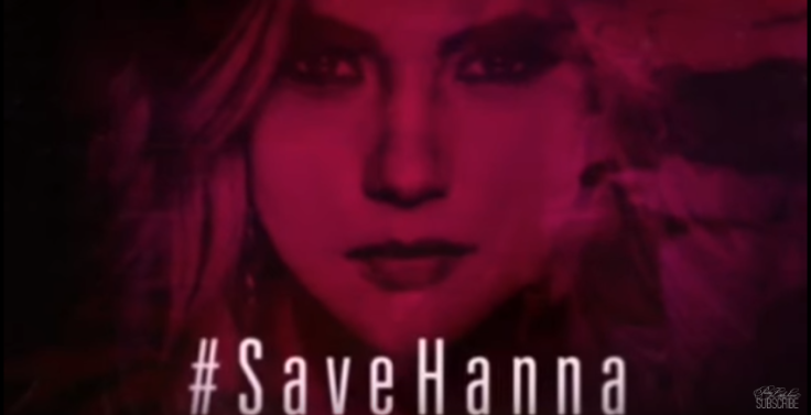 Hanna is missing on "Pretty Little Liars," but is she dead? Promo hashtag #savehanna is very suggestive. 