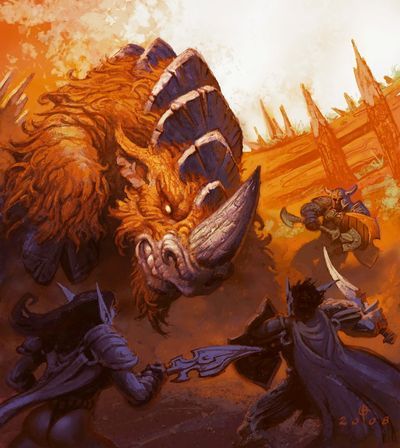 Did you know there were soldiers in the Stampeding Kodo art?