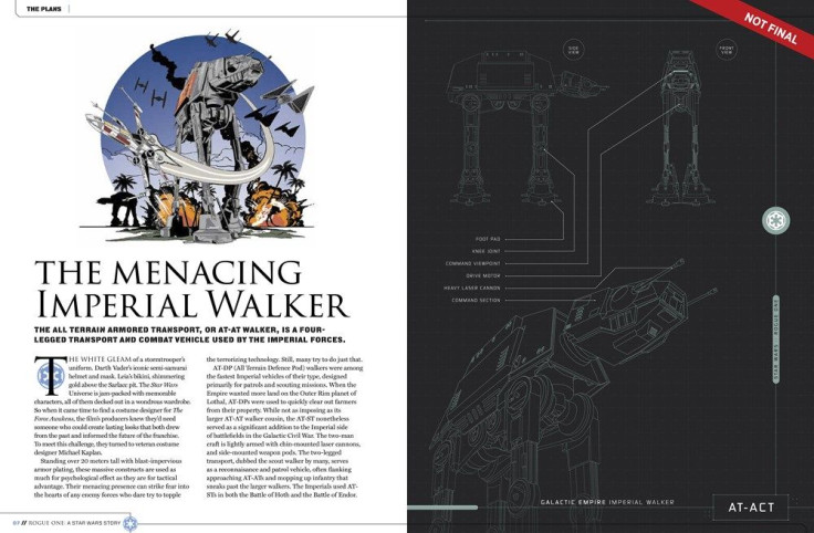 The new Imperial Walker appearing in 'Rogue One.'